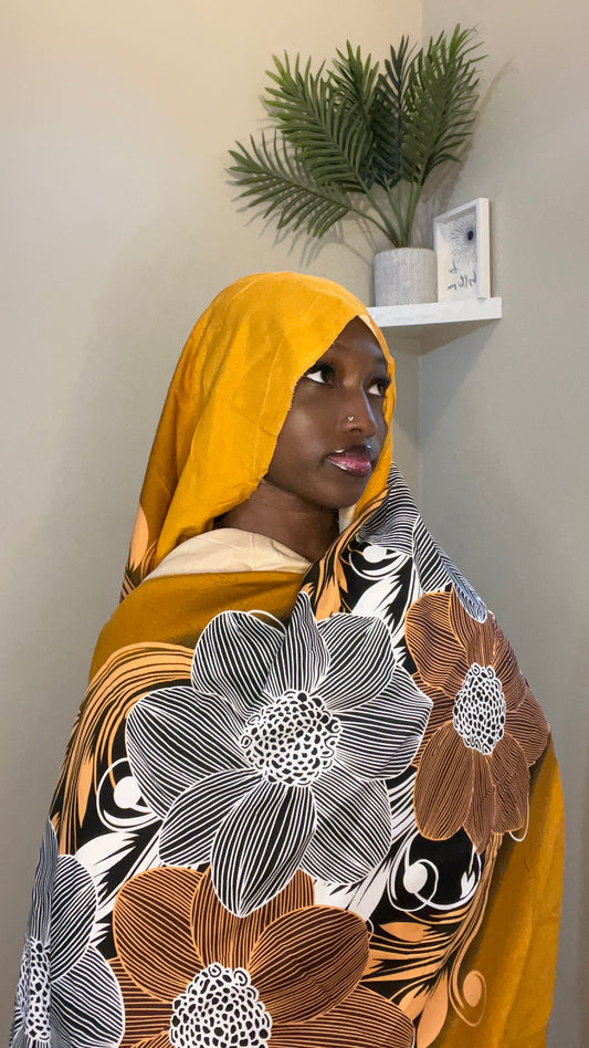 Amber & Brown Floral